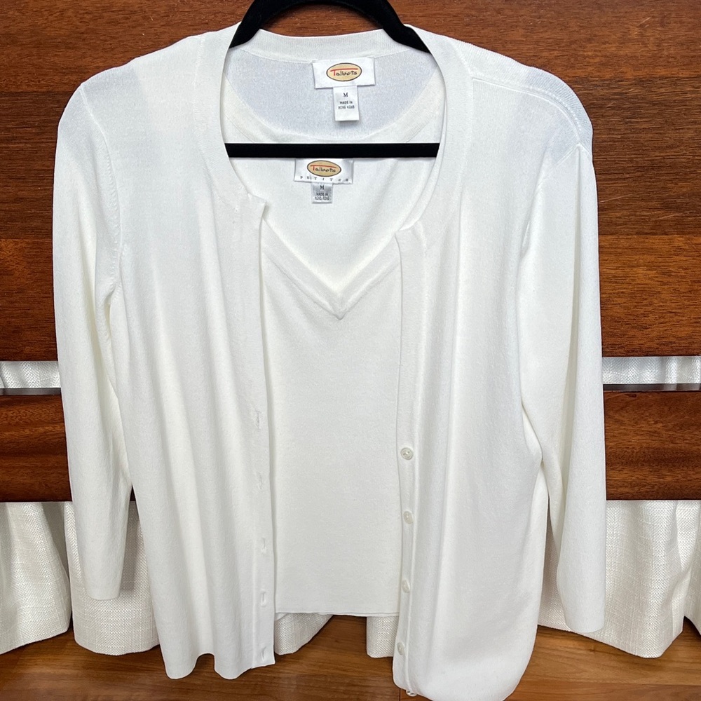 Talbots Cardigan set